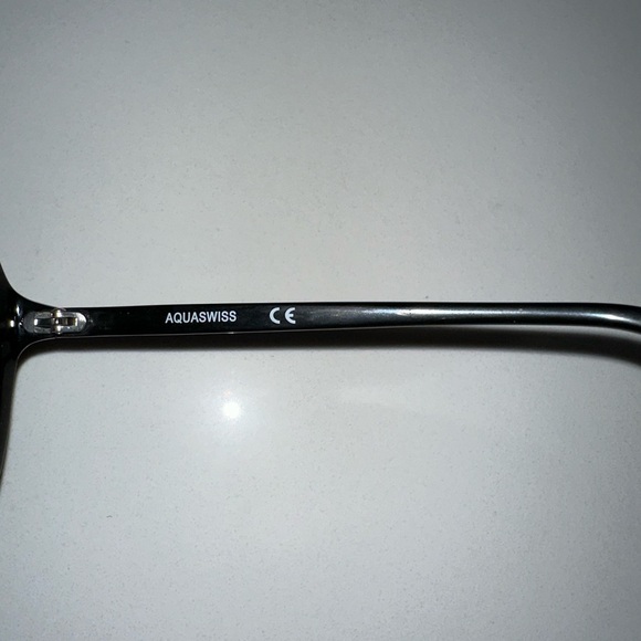 AQS Aquaswiss Valentina black oversized plastic sunglasses VAL001 - Picture 12 of 12